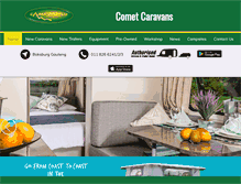 Tablet Screenshot of cometcaravans.co.za